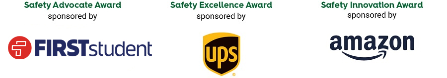 Green Cross 2023 Award Sponsors: First Student, UPS and Amazon