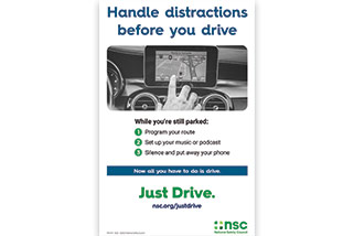 Focus on your drive poster