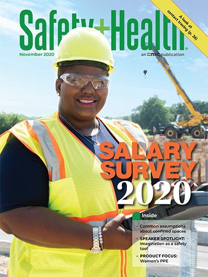 Safey + Health magazine cover